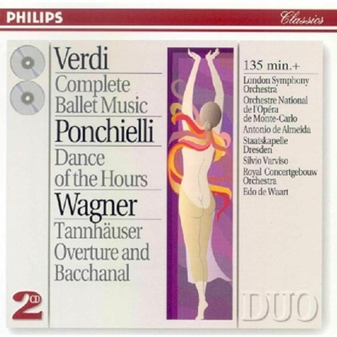 Musica De Ballet Verdi Ponchielli Wagner - Concertgebouw O-Monte-Carlo N.O-London S.O/De Almeida/Varviso/De Waart (1 CD)