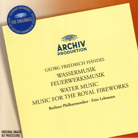 Handel Musica Acuatica (Completa) - Berlin Phil/F.Lehmann (1 CD)