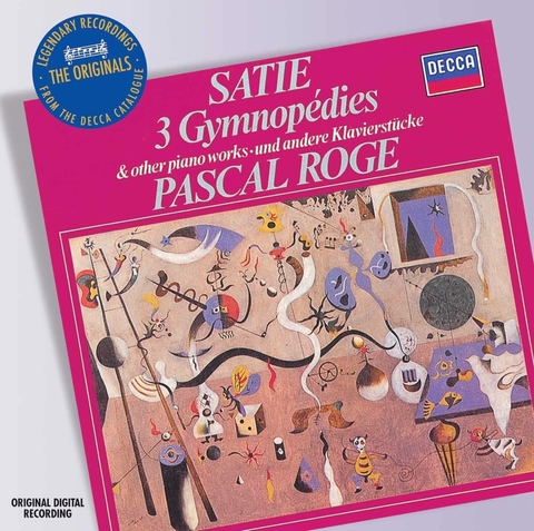 Satie Gnossiennes (Piano) (6) (Completas) - P.Roge (1 CD)