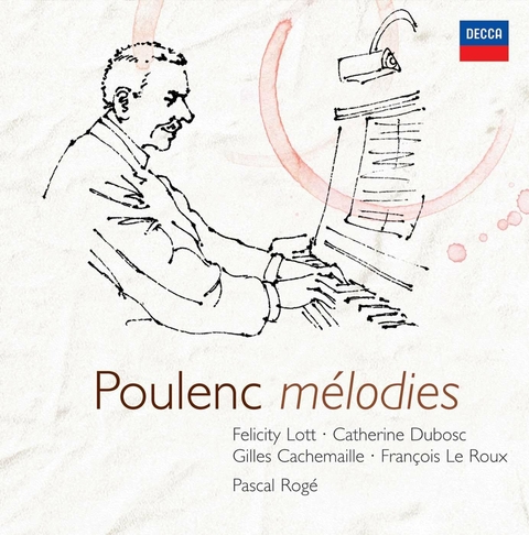 Poulenc Canciones (Completas) - F.Lott-C.Dubosc-U.Kryger-F.Le Roux-G.Cachemaille/P.Roge(Piano) (4 CD)