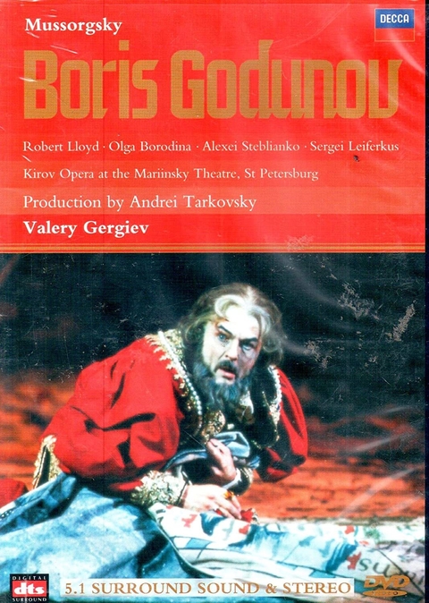 Mussorgsky Boris Godunov (Completa) - - Lloyd-Borodina-Steblianko-Leiferkus/Gergiev (2 DVD)