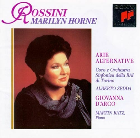 Solistas liricos Horne (Marilyn) Rossini: Arias (Alternativas) - O.S.Di Torino Della Rai/Zedda (1 CD)
