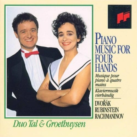 Duo Groethuysen: Musica Piano A 4 Manos - Rubinstein A Piezas Caracteristicas (Completas) (6) Op 50 & Rachmaninov & Dvorak - Y.Tal-A.Groethuysen (1 CD)