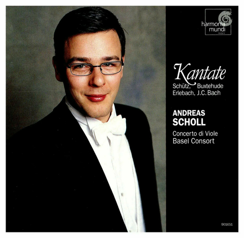 Solistas liricos Scholl (Andreas) Cantatas Alemanas Barroco (Schutz-Rovetta-Tunder Legrenzi-Buxtehude) - A.Scholl-Basel Consort-Concerto Di Viole (1 CD)