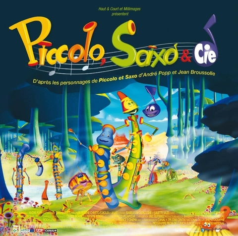 Musica Instrumental Flautin y Saxo Musica De Andre Popp - France R.O. Philharmonie/Hrusa (1 CD)
