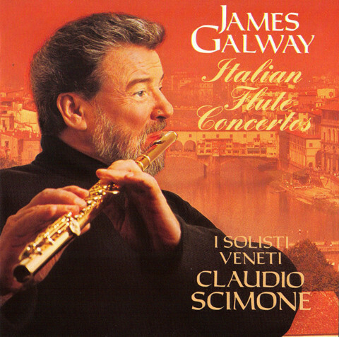 Musica Instrumental Flauta Galway (J) Conciertos Italianos (Galuppi,Gianella,Pergolesi,Piacentino,Tartini) - I Solisti Veneti/Scimone (1 CD)