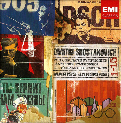 Shostakovich Sinfonia (Completas) - Rso Bayern-Berlin P.O.-Vienna P.O./M.Jansons (10 CD)