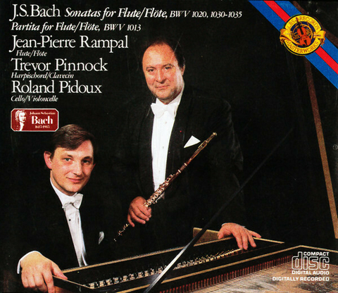 Bach Sonata Flauta y Clave Obligado Bwv 1030/2 (Completas) - J-P.Rampal/T.Pinnock (2 CD)