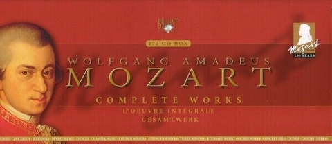 Mozart: Obras Completas - Complete Works - MOZART EDITION / L'Oeuvre Intégrale - Brilliant Classics (170 CD)