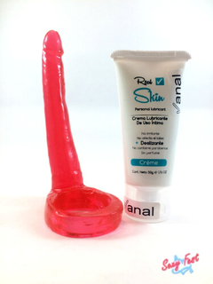 kit anal dildo jelly con anillo
