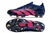 Chuteira Adidas Predator Accuracy Cano Baixo Campo Preta/Rosa Azul - comprar online