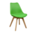 Cadeira Prizi Wood E75-Verde. - comprar online
