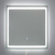Espelho Retangular de Led com Botão Touch Screen Prizi Ligth Glass - 50X70