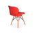 Cadeira Prizi Eames Acolchoada E45 Vermelho na internet