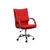 Cadeira De Escritório com Base Cromada Prizi Garden - Vermelha - comprar online