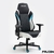 Cadeira Gamer Falcon - Blaster Branca e Azul - comprar online