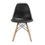 Conjunto com 2 Cadeiras Eames Prizi Lake - Preta - comprar online