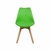 Kit de 2 Cadeiras Prizi Wood E75-Verde - comprar online