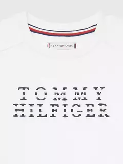 VESTIDO TOMMY HILFIGER COM ESCRITO BORDADO - comprar online