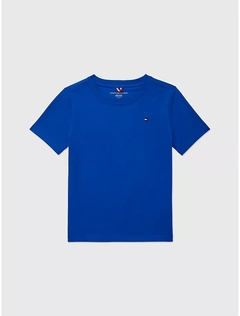 Camiseta Básica Azul Tommy Hilfiger