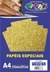 Papel Glitter A4 180g/m² 5 Folhas Off Paper - Femapel