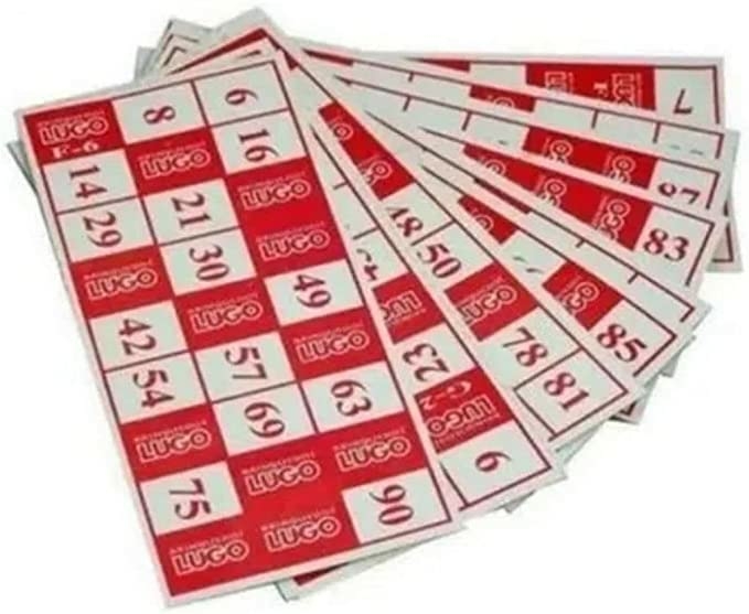Jogo De Bingo 48 Cartelas com 90 Bolinhas
