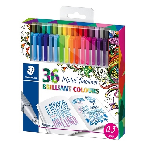 Set Rotuladores pincel metálicos + fineliner Staedtler