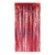 Cortina Metalizada Decorativa 1x2m Vermelho