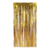 Cortina Metalizada Decorativa 1x2m Ouro