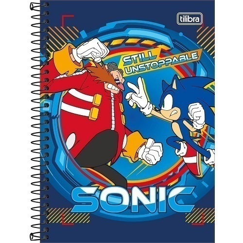 Caderno de Desenho - Sonic