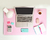 Desk Pad Serena Cores Pastel Dello na internet