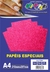 Papel Glitter A4 180g/m² 5 Folhas Off Paper