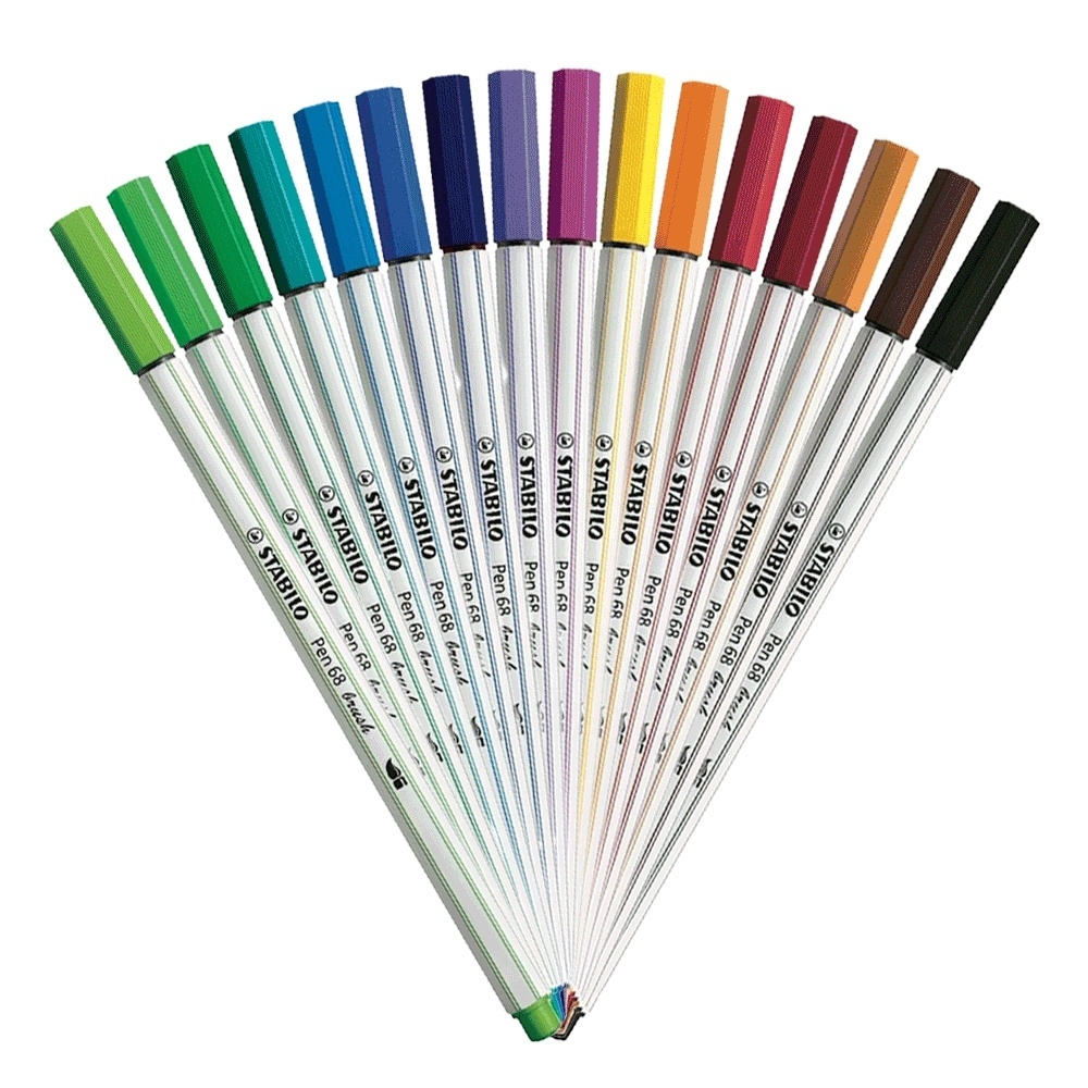 Canetas Stabilo Pen 68 Brush Color - Comprar em Femapel