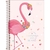 Caderneta Espiral 1/8 Aloha Flamingo 80 Folhas - comprar online