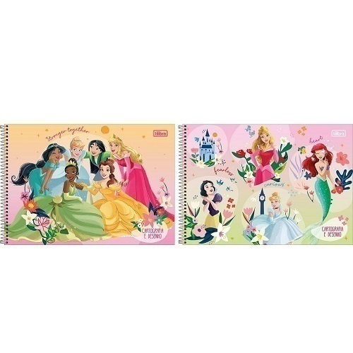 LIVRO DE ATIVIDADES E COLORIR DISNEY PRINCESAS - C/ ESPIRAL