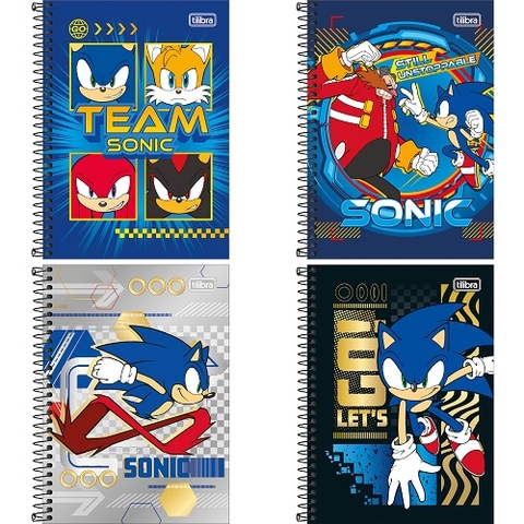 Caderno de Desenho - Sonic