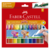 Caneta Hidrográfica Faber Castell Jumbo C/24 Cores