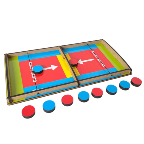 Brinquedo de Mesa Mini Hockey Róquei Jogo Tabuleiro Infantil Com Disco -  Maninho Brinquedos na Americanas Empresas