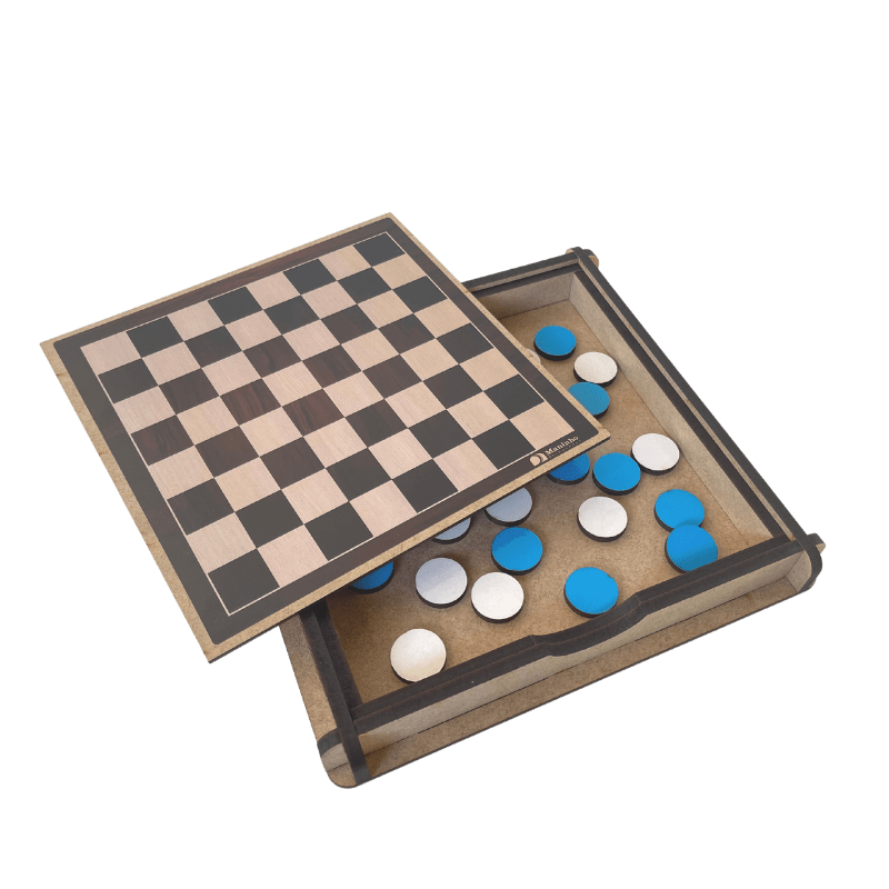 JOGO DAMA E TRILHA PLÁSTICO 32 CM – Lojas Falc