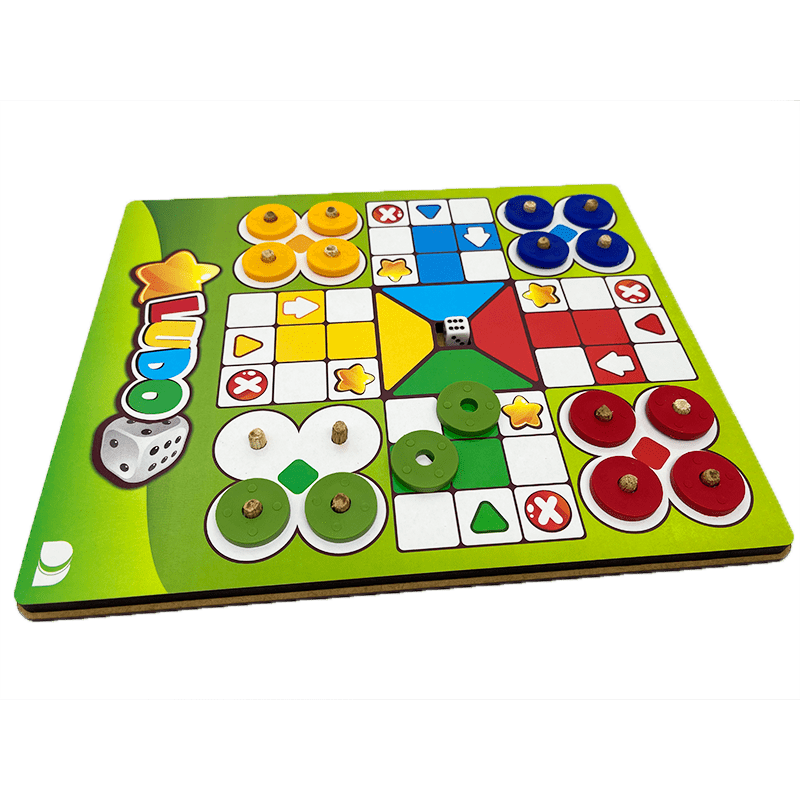 Jogo de Tabuleiro Ludo e Dama - Diversão Família , Mercado x Local Produtos  em Oferta!