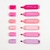 Marca Texto Pink Vibes Leo Kit C/6 Unidades na internet