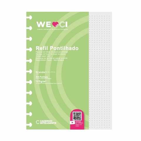 Caderno Inteligente Pandalu By Luluca Grande - 90g/m² Com 80 Folhas