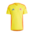 camisa-camiseta-uniforme-da-selecao-colombia-colombiana-i-1-home-casa-titular-amarela-amarelo-adidas-james-rodriguez-copa-america-e-laranja-24-25-2024-2025-masculina-masculina