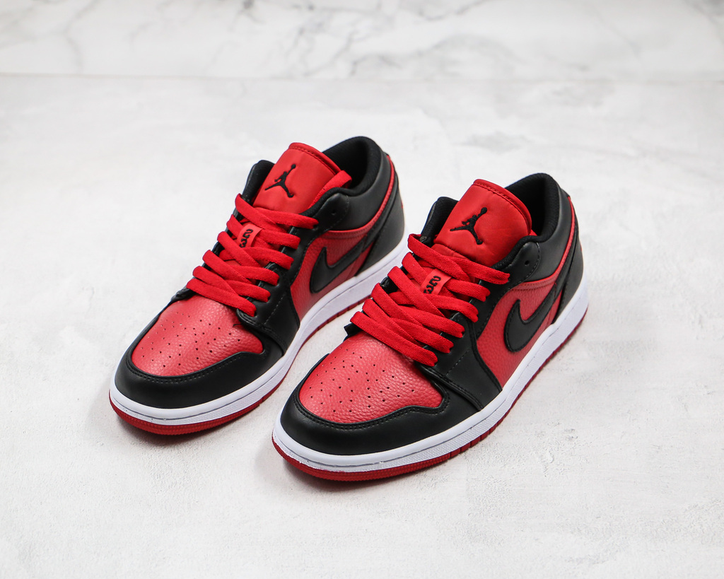 Nike Air Jordan 1 Low Black Gym Red DUKE SPORT