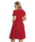 vestido vermelho com amarração - comprar online