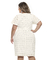 Vestido Plus Size em Malha Laise Gelo com Forro - comprar online