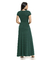 vestido verde poá longo - comprar online