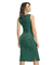 vestido verde malha anarruga - comprar online