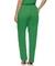 Calça em viscose verde faixa na cintura - comprar online
