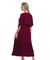 Vestido Vinho em Viscose – Elegância e Sofisticação - comprar online